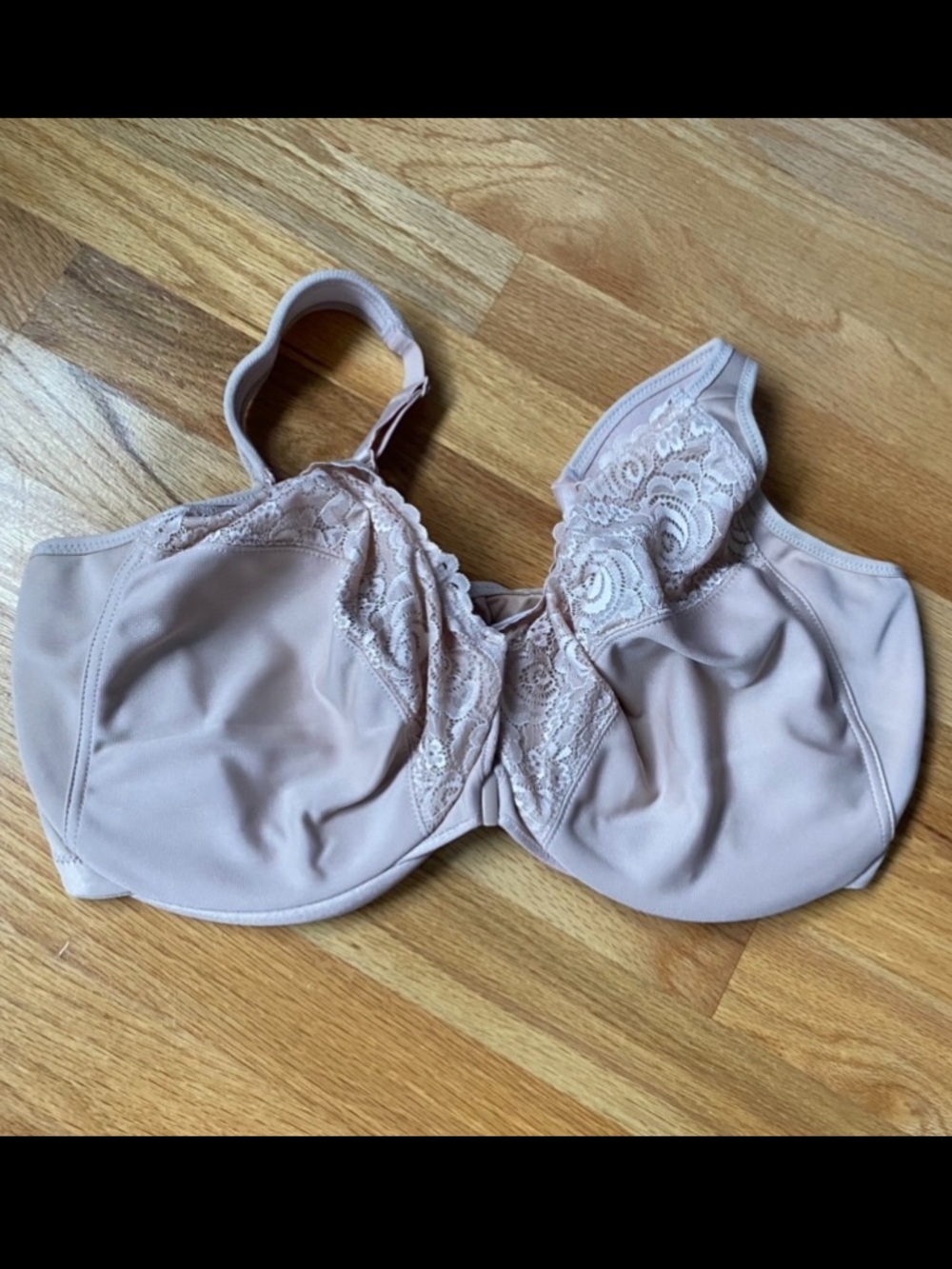 Glamorise Front-Closure Front WondeWire Cafe Beige Bra NEW - Picture 3 of 11
